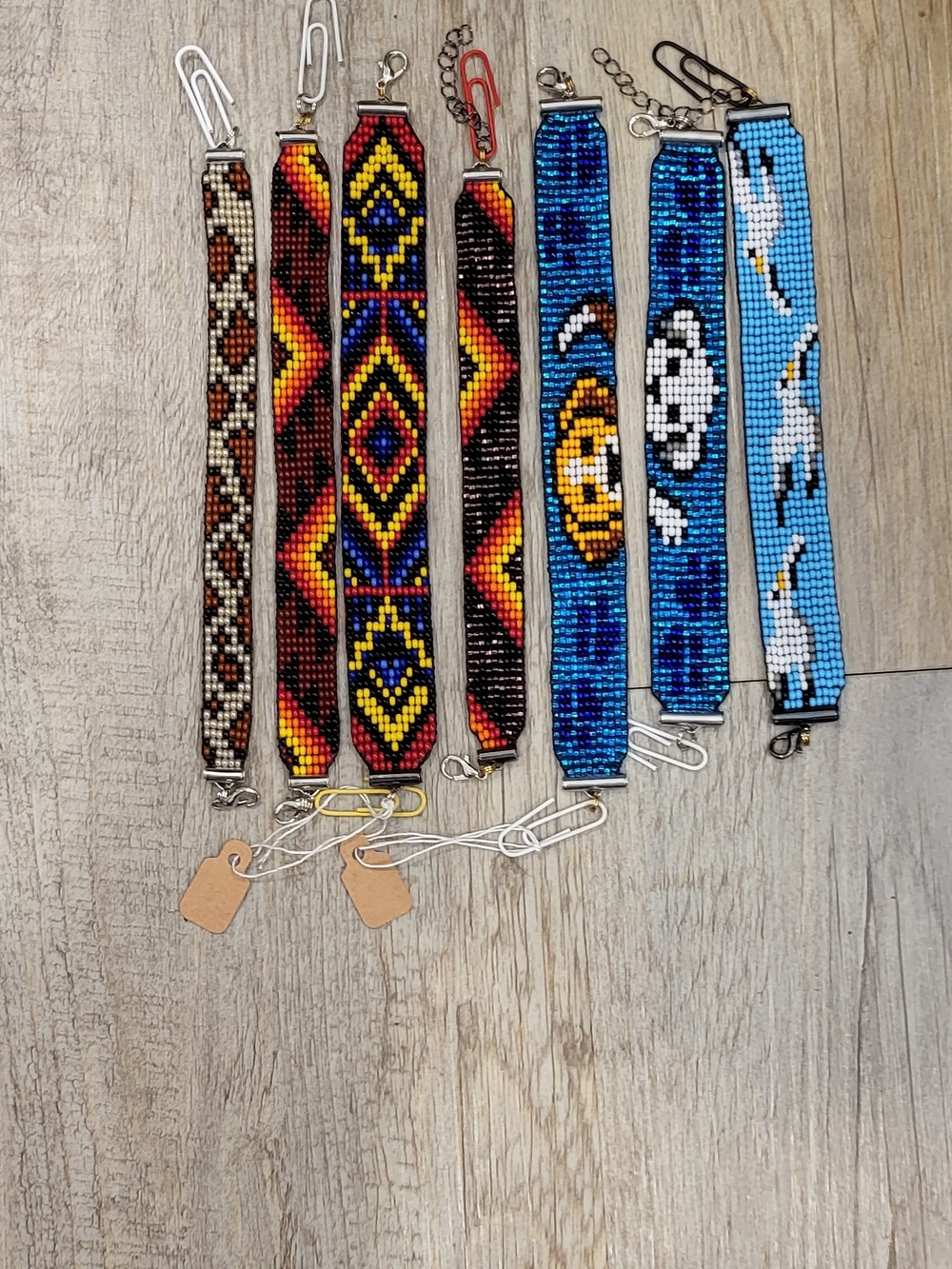 Handmade Beaded Blue and Multicolor Bracelet - Women Jewelry Bracelets